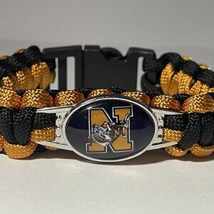 Navy Midshipmen NCAA Paracord Bracelet NEW